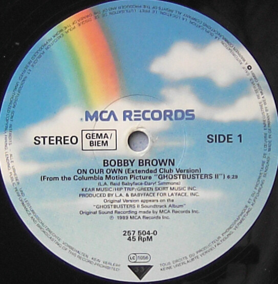 Bobby Brown - On Our Own | MCA Records (257 504-0) - 3