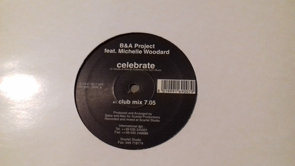 B&A Project feat. Michelle Woodard - Celebrate | Scarlet Productions (SCT 503) - main