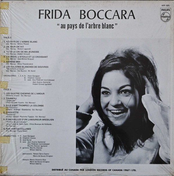Frida Boccara - Au Pays De L'arbre Blanc | Philips (6311 033) - 2 Frida Boccara - Au Pays De L'arbre Blanc | Philips (6311 033) - 2