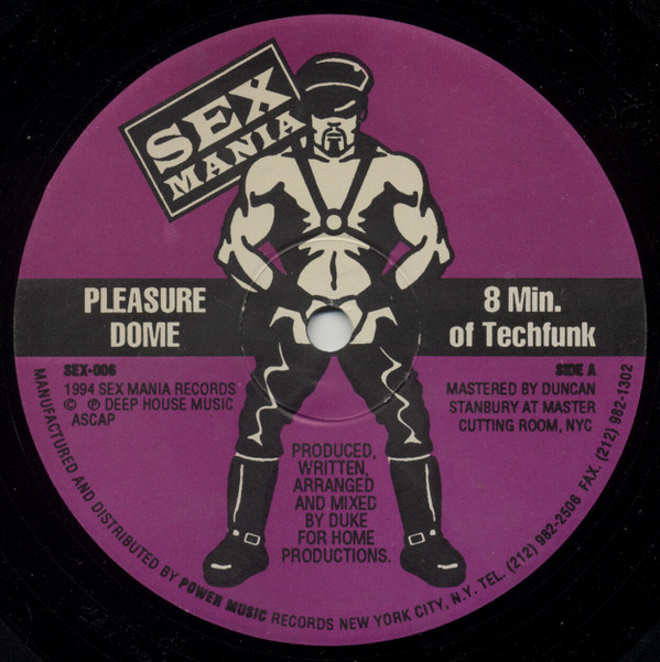 Pleasure Dome - 8 Min. Of Techfunk | Sex Mania (SEX-006) - main