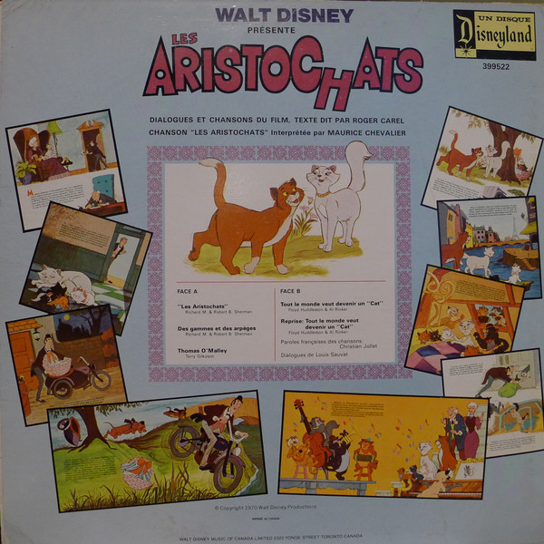 Walt Disney - Les Aristochats [Vinyl] | Disneyland (399522) - 2