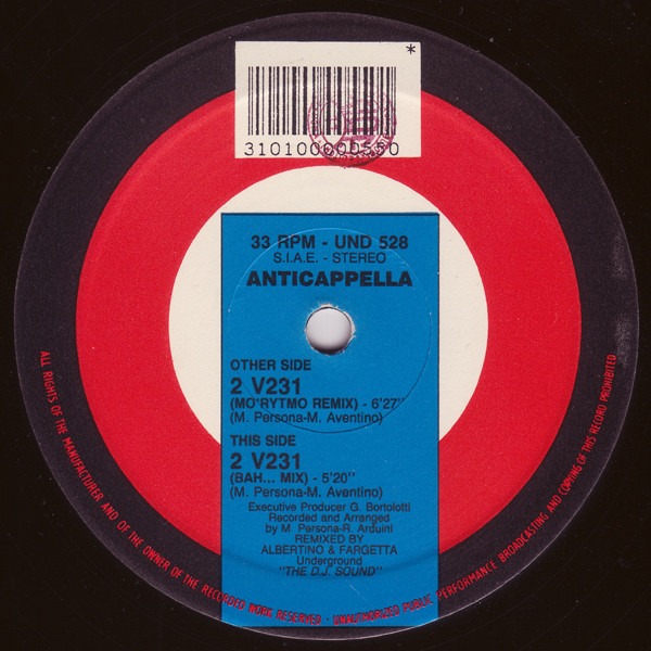 Anticappella - 2√231 (Remix) | Underground (UND 528) - 4