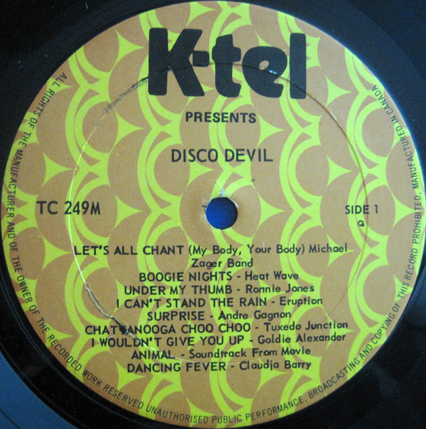 Various - Disco Devil | K-tel (TC 249M) - 3