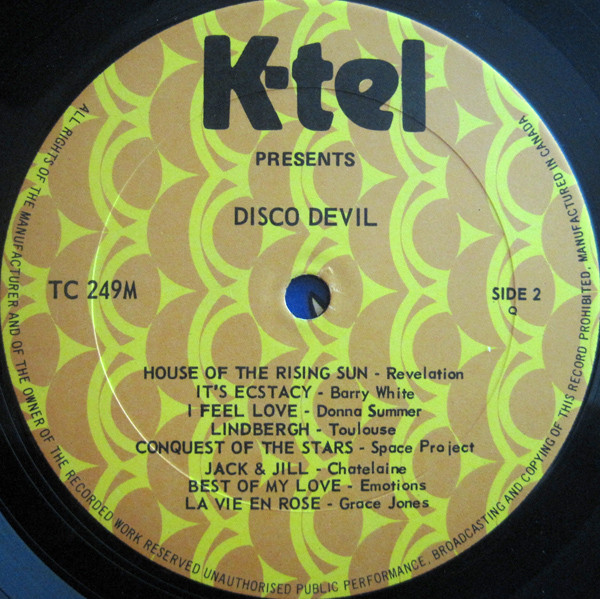 Various - Disco Devil | K-tel (TC 249M) - 4