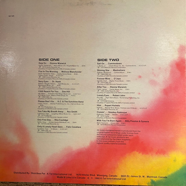 Various - Rainbow | K-tel (NC 525) - 2 Various - Rainbow | K-tel (NC 525) - 2