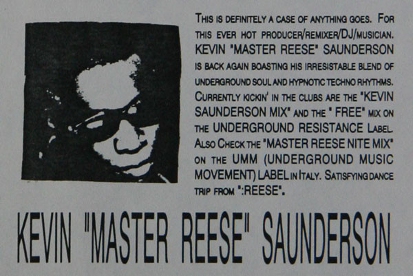 Underground Resistance w/ Yolanda Reynolds - Living For The Night (Remixes) | Underground Resistance (UR016) - 10