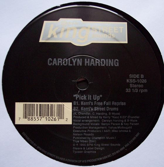 Carolyn Harding - Pick It Up | BPM King Street Sounds (KSS 1026) - 4 Carolyn Harding - Pick It Up | BPM King Street Sounds (KSS 1026) - 4