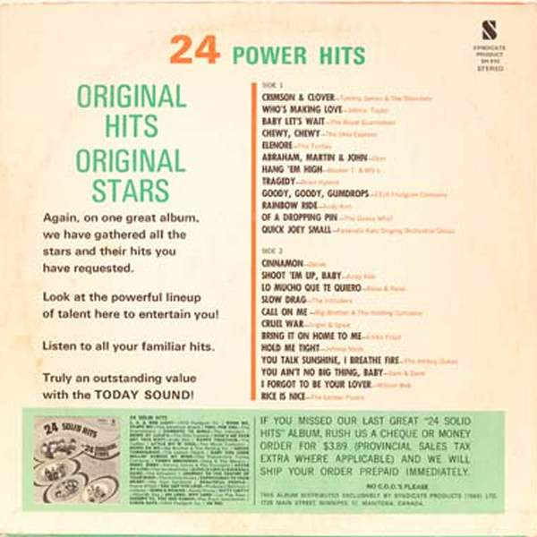 Various - 24 Power Hits | Syndicate Product (SH-910) - 2 Various - 24 Power Hits | Syndicate Product (SH-910) - 2