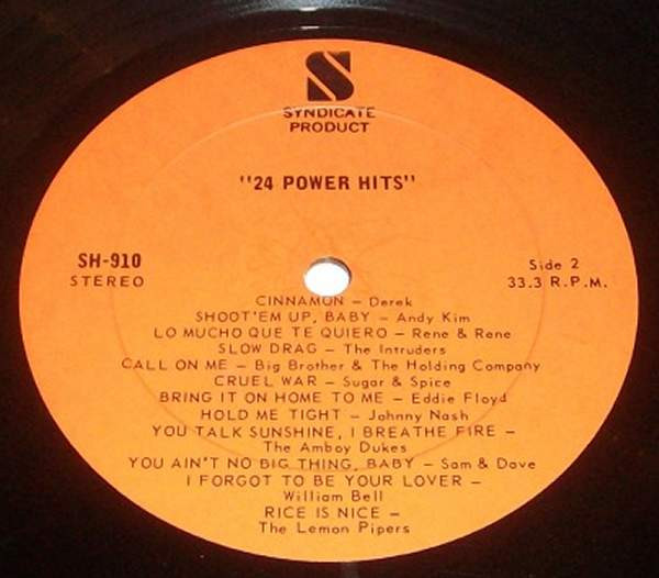 Various - 24 Power Hits | Syndicate Product (SH-910) - 3 Various - 24 Power Hits | Syndicate Product (SH-910) - 3