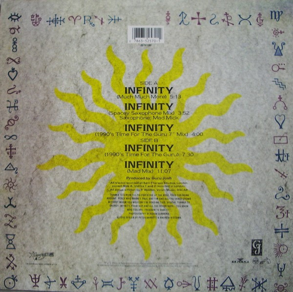 Guru Josh - Infinity (1990's...Time For The Guru) | RCA (2570-1-RD) - 2