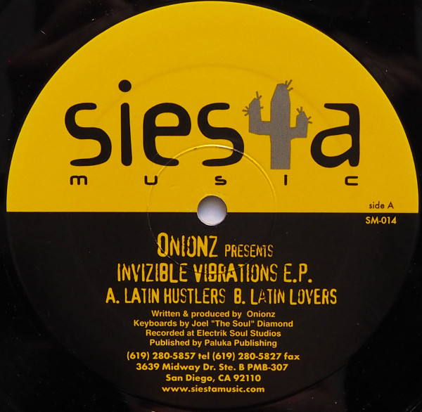 Onionz - Invizible Vibrations E.P. | Siesta Music (SM-014) - 2