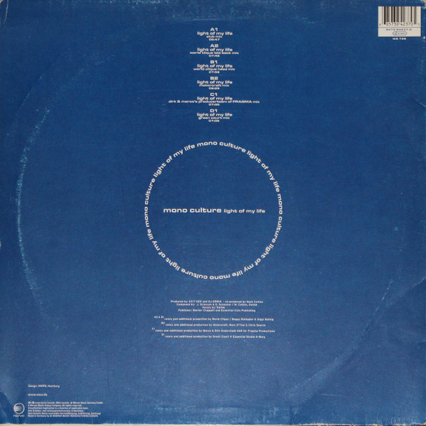 Mono Culture - Light Of My Life | Nerve (8573 84237-0) - 2