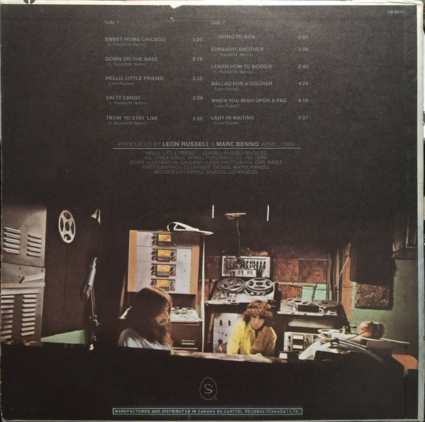 Leon Russell & Marc Benno - Asylum Choir II | Shelter Records (SW-8910) - 2 Leon Russell & Marc Benno - Asylum Choir II | Shelter Records (SW-8910) - 2
