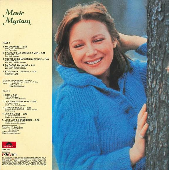 Marie Myriam - Marie Myriam | Polydor (2480 496) - 2 Marie Myriam - Marie Myriam | Polydor (2480 496) - 2