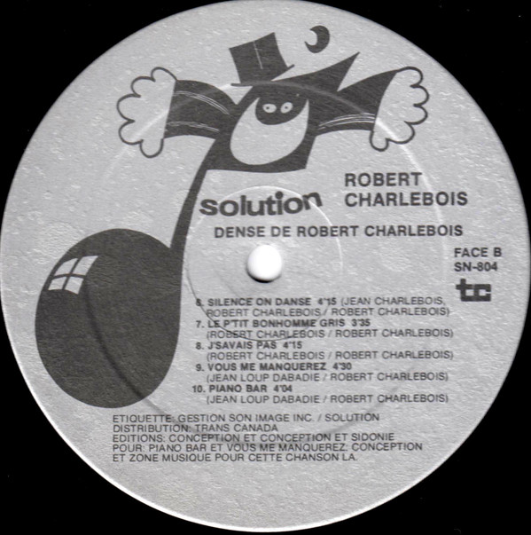 Robert Charlebois - Dense | Solution (SN-804) - 4