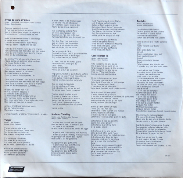 Robert Charlebois - Dense | Solution (SN-804) - 5