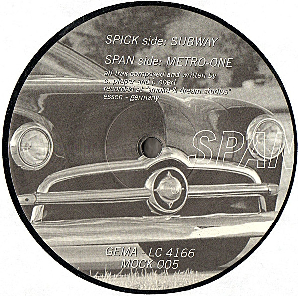 Spick & Span - Subway / Metro-One | Mock Moon Recordings (MOCK 005) - main Spick & Span - Subway / Metro-One | Mock Moon Recordings (MOCK 005) - main