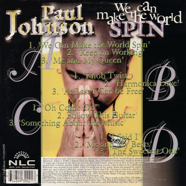Paul Johnson - We Can Make The World Spin | Nite Life Collective (NLC002) - 6
