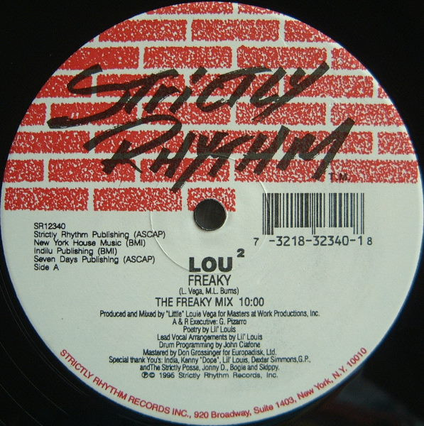 Lou² - Freaky | Strictly Rhythm (SR12340) - main