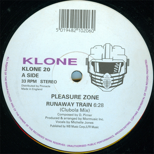Pleasure Zone - Runaway Train | Klone Records (KLONE 20)