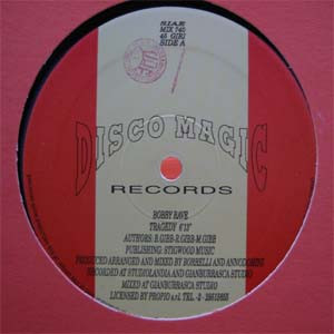 Bobby Rave - Tragedy / Vita | Discomagic Records (MIX 740) - main