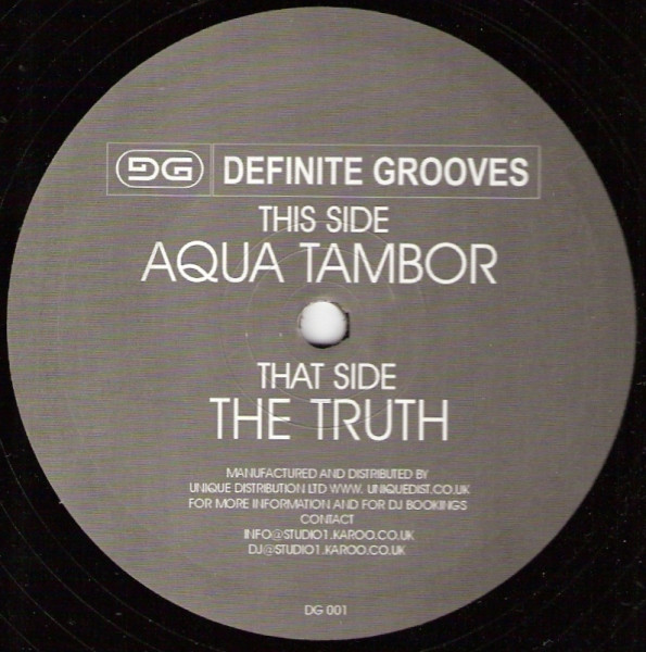 Definite Grooves - Aqua Tambor | Definite Groove Records (DG001)