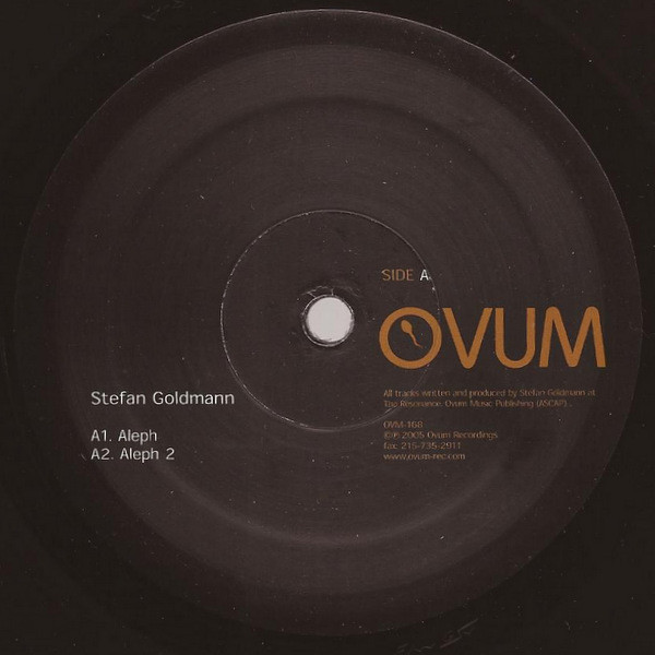 Stefan Goldmann - Aleph EP | Ovum Recordings (OVM168)