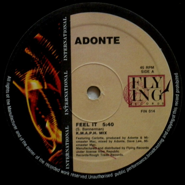 Adonte - Feel It | Flying International (FIN 014) - main Adonte - Feel It | Flying International (FIN 014) - main