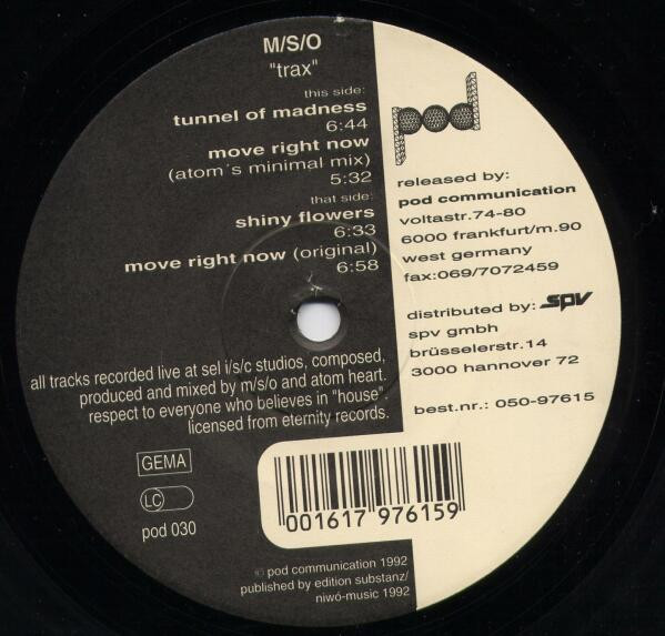 M/S/O - Trax | Pod Communication (POD 030) - main