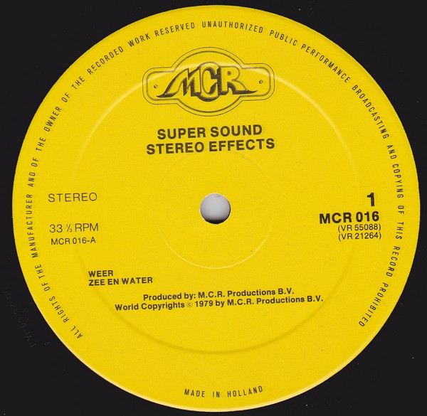 No Artist - Super Sound Stereo Effects Voor Film, Diashows En Hifi Fans | MCR (MCR 016/017) - 2 No Artist - Super Sound Stereo Effects Voor Film, Diashows En Hifi Fans | MCR (MCR 016/017) - 2