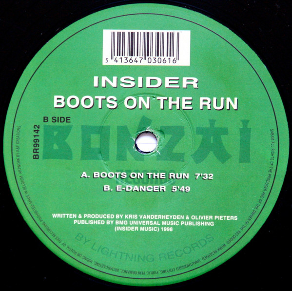 Insider - Boots On The Run | Bonzai Records (BR99142) - 3