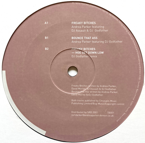 Andrea Parker Featuring DJ Assault & DJ Godfather - Freaky Bitches | Touchin' Bass (TB001) - main