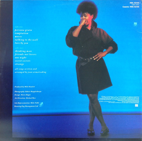 Joan Armatrading - Secret Secrets | A&M Records (RML 53144) - 2 Joan Armatrading - Secret Secrets | A&M Records (RML 53144) - 2
