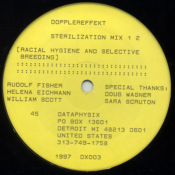 Dopplereffekt - Sterilization [Racial Hygiene And Selective Breeding] | Dataphysix Engineering (DX003) - main