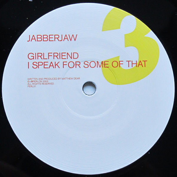 Jabberjaw - Girlfriend | Perlon (PERL 31) - main