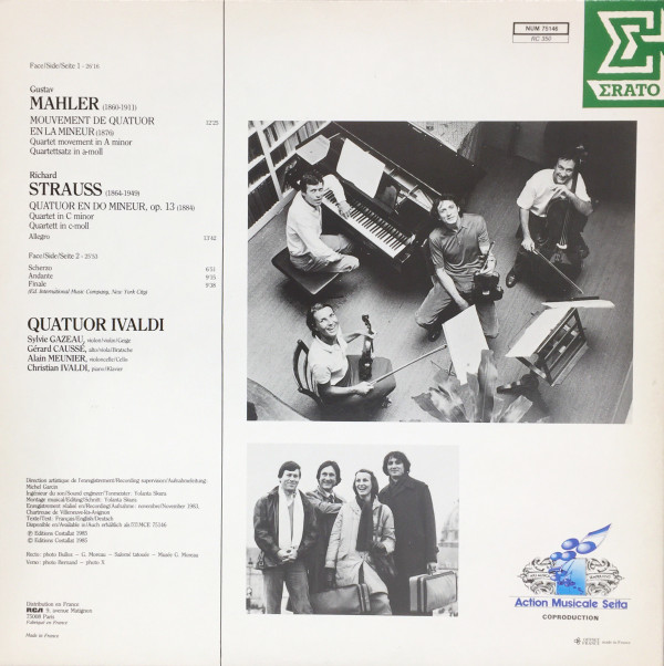 Quatuors Pour Cordes & Piano