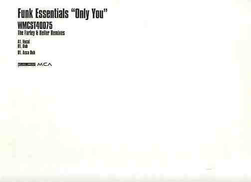 Funk Essentials - Only You (The Farley & Heller Remixes) | Sound Proof Recordings (WMCST 40075) - main