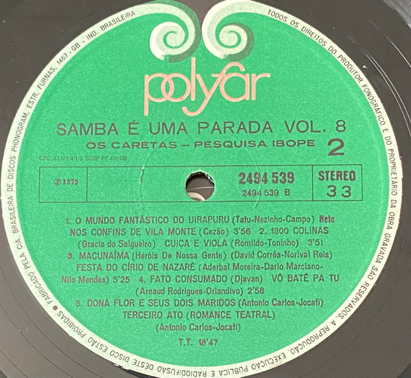 Samba É Uma Parada - Volume 8