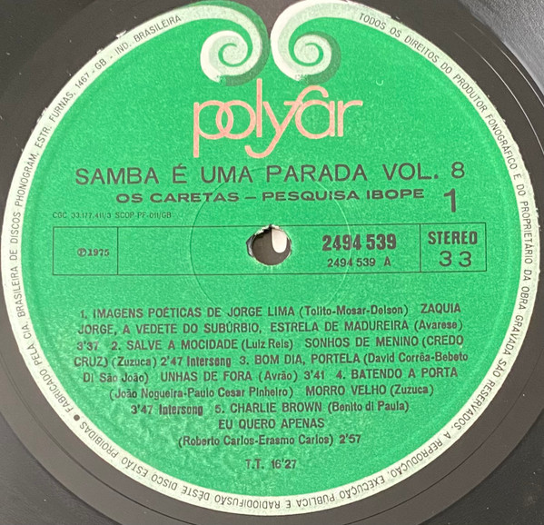 Samba É Uma Parada - Volume 8