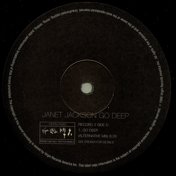 Janet Jackson - Go Deep | Virgin (VSTDJ 1680) - 5 Janet Jackson - Go Deep | Virgin (VSTDJ 1680) - 5