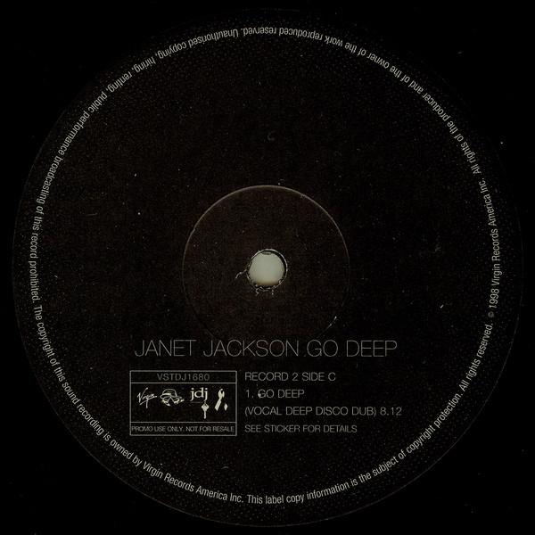 Janet Jackson - Go Deep | Virgin (VSTDJ 1680) - 4 Janet Jackson - Go Deep | Virgin (VSTDJ 1680) - 4
