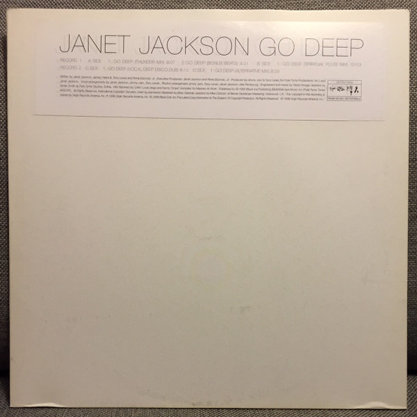 Janet Jackson - Go Deep | Virgin (VSTDJ 1680)