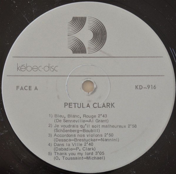 Petula Clark - Petula Clark | Kébec-Disc (KD-916) - 3