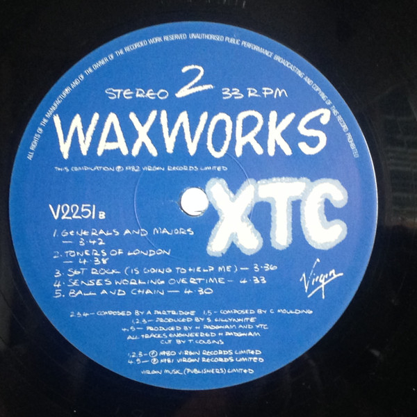 XTC - Waxworks: Some Singles 1977-1982 | Virgin (V 2251) - 4