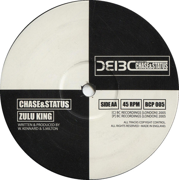 Chase & Status - Iron Fist / Zulu King | BC Presents... (BCP005) - 3