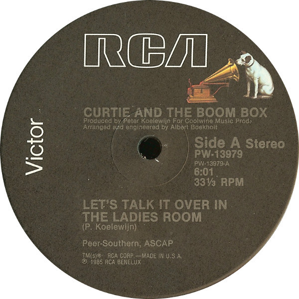 Curtie And The Boom Box - Let's Talk It Over In The Ladies Room | RCA Victor (PW-13979) - main Curtie And The Boom Box - Let's Talk It Over In The Ladies Room | RCA Victor (PW-13979) - main