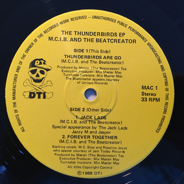 M.C.I.B. And The Beatcreator - The Thunderbirds EP | DTI (MAC 1) - main