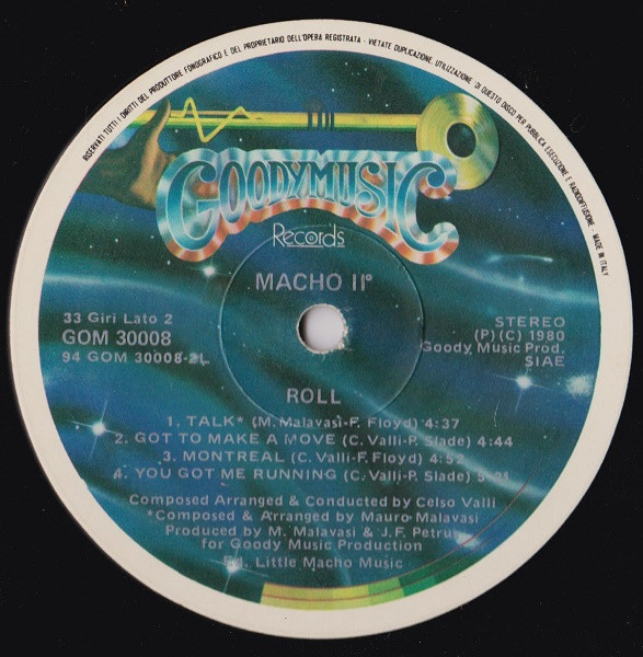 Macho - Roll | Goody Music Records (GOM 30008) - 4 Macho - Roll | Goody Music Records (GOM 30008) - 4