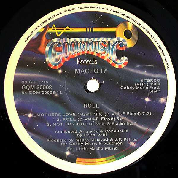 Macho - Roll | Goody Music Records (GOM 30008) - 3 Macho - Roll | Goody Music Records (GOM 30008) - 3