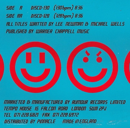 Tricky Disco - Disco 130 (I Feel Like Dancin') | Rumour Records (RUMAT 39) - 3